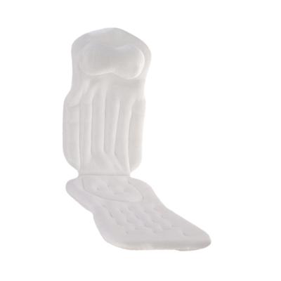 Full Body Bathtub Pillow Ergonomic Bath Cushion with Suction Cups Non Slip Spa Pad for Tub Relaxation Support