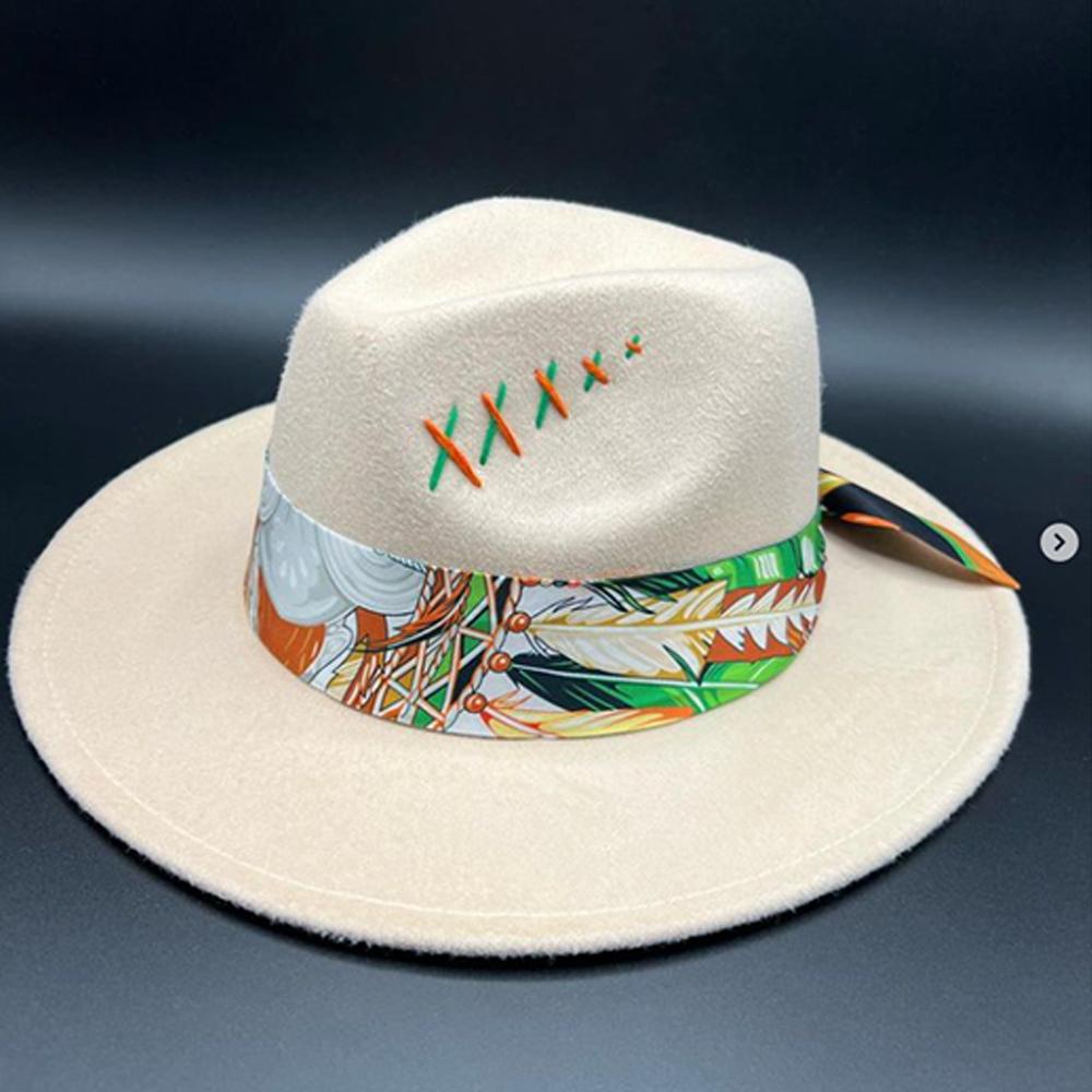 Fedora Women's Suede Wide Brim Hat Western Wide Brim Rancher Hat Pure Suede Jazz Hat Horse Riding Party Gift Hat Wide Brim Hat