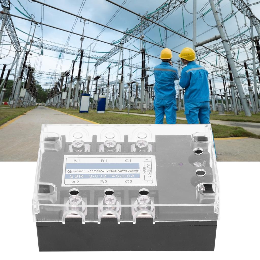 3‑Phase SSR  Control AC 480V 200A Solid State Relay Industrial Equipment SSR‑3 D48200 200A