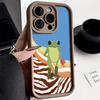 Niedliche Blumen Handyhülle Für iPhone 16 Pro Hülle iPhone 13 11 14 15 12 17 Pro Max 16E XR 7 8 Plus SE Cartoon Frosch Erdbeere Hülle