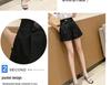 High Waist Slimming Women's A-Line Wide Leg Suit Shorts for Spring/Autumn