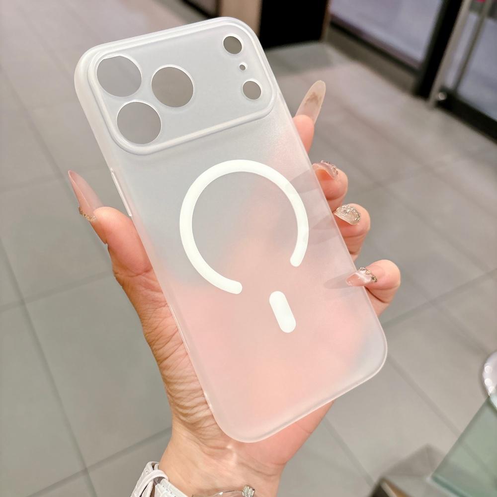 Frosted Soft TPU For Magsafe Phone Case For iPhone 17 Air 16 15 14 13 12 11 Pro Max Wireless Charge Magnetic Bumper Cover