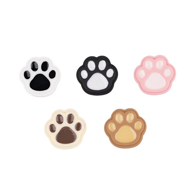 DIY Cartoon Cat Paw Resin Accessories: Phone Case, Stickers, Hair Supplies, Storage Box