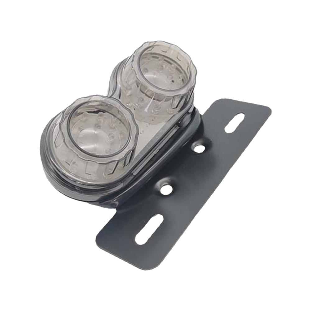 Universal 12v Motorcycle Led Brake Tail Light Signal Lights Integrated Tail Light License Plate Bracket Suitable For U0s0