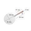 Pizza Spade, Convenient, with Wooden Handle, Homemade Bread Metal Paddle Peel for