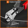 1pc Mini Bolt Cutter, Made Of Chrome-Vanadium Alloy Steel, Fast And Sharp, Labor-Saving Operation, Used To Cut Wire, Bar Steel,