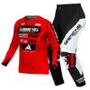 Conjunto de equipamento de motocross para crianças Kits de Jersey e Calça Juvenil criança verde Motocicleta preta 3 4 5 6 7 8 9 10 anos Fato de Off-road azul laranja Enduro cross menino menina