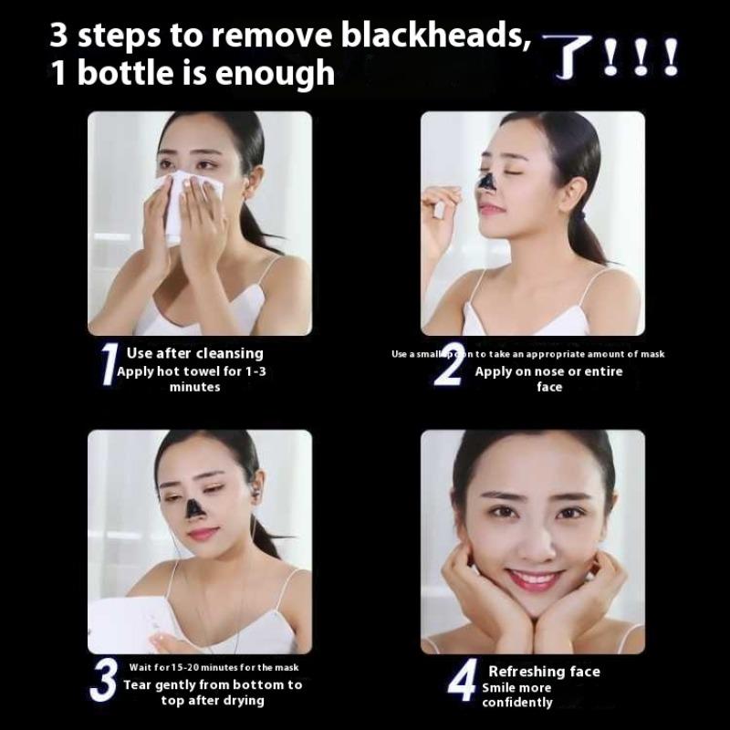 Blackhead Removal Mask Pore Removal for Men and Women Blackhead Removal Skin Care Cleansing Acne Nose Sticker Tear Mask