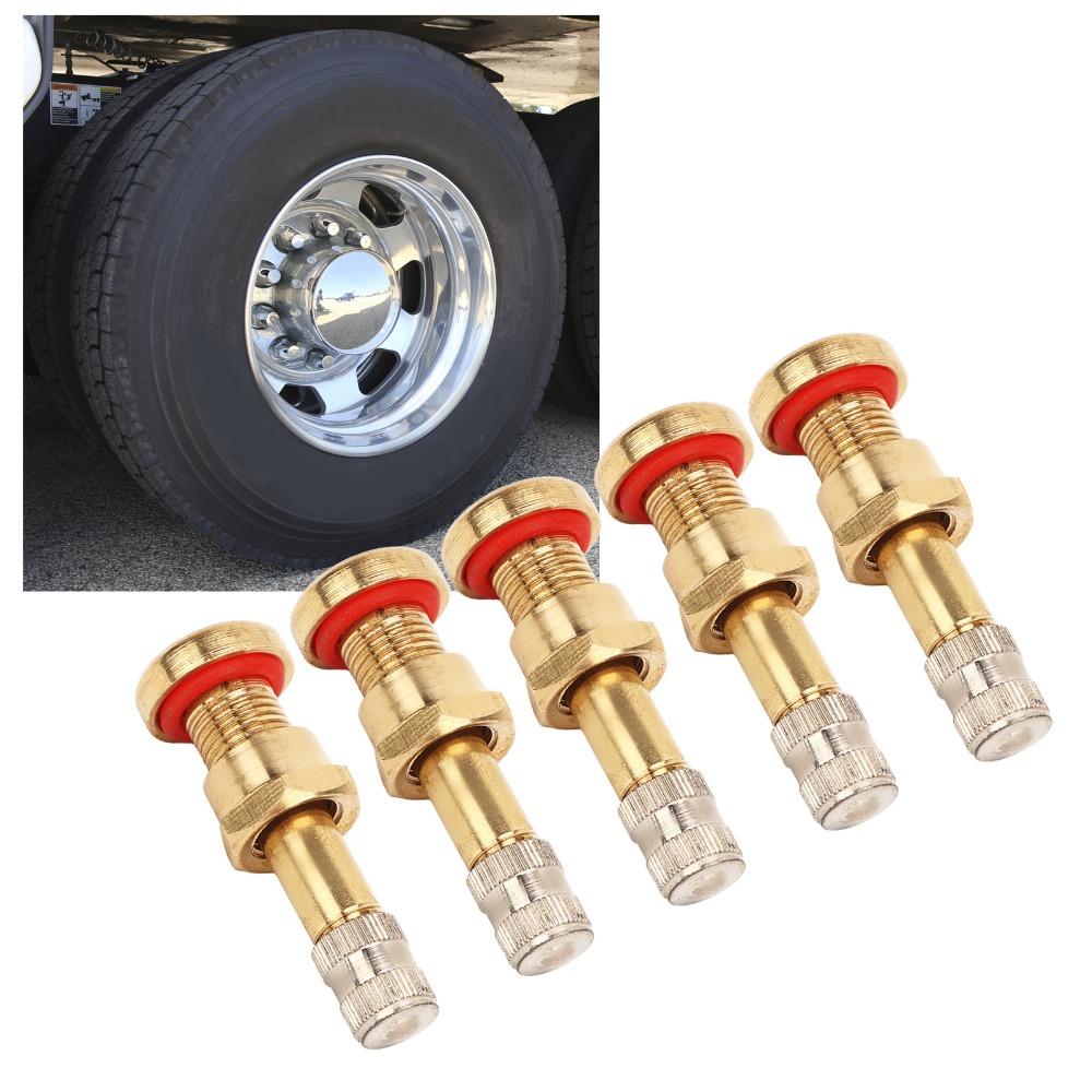 10PCS/20PCS Rubber Sealing Base Brass Valve Stem Tubeless Truck Valve Stem  Auto Repair Technicians