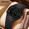 Sanda Waterproof Multifunctional Sports Watch for Teenagers and Students