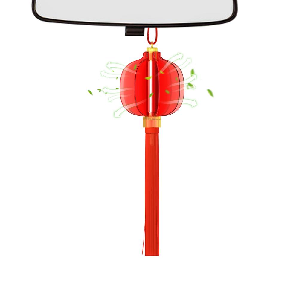 Car Fragrance Car Perfume Pendant Fragrance Aromatherapy Ornament Oil Diffuser Perfume Pendant Red Lanterns Design For Women And