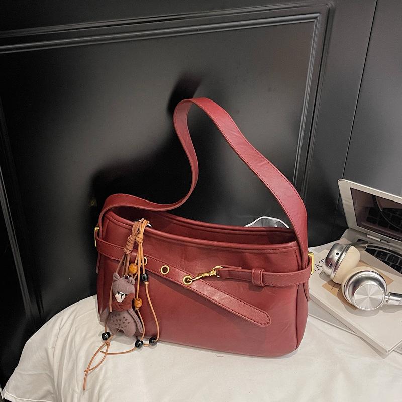 Retro High-value Shoulder Bag Women's Winter New Fashion Shoulder Bag Niche Fashion Messenger Bag