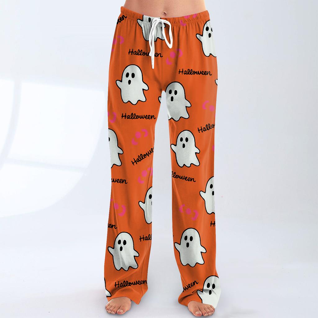 Women's Allover Printed Home Pants Sleeping Pajama Pants Long Pants Pajama Pants Yoga Pants
