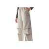 Anta Comfortable Casual Simple High-Waisted Straight Leg Sports Pants Women Pants Light-Gray 962516501-1