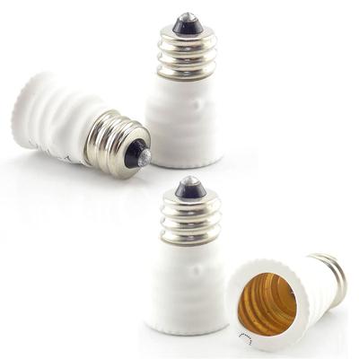 20pcs E12 To E14 To E12 Socket LED Light Lamp Adapter Bulb Base Holder Socket Changer Power Holder Converters Fitting Converter