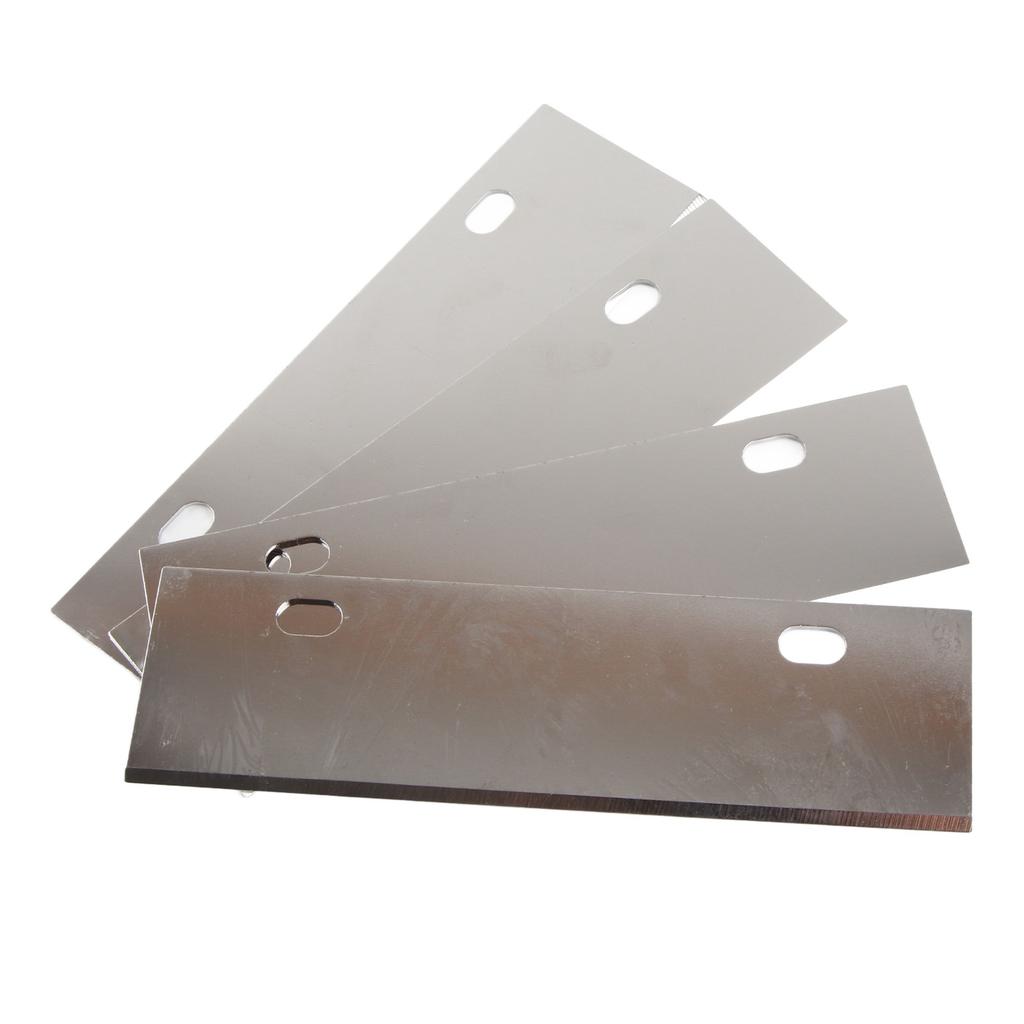 4PCS Grill Scraper Blades Stainless Steel Heavy Duty Griddle Scraper Replacement Blade Accessories