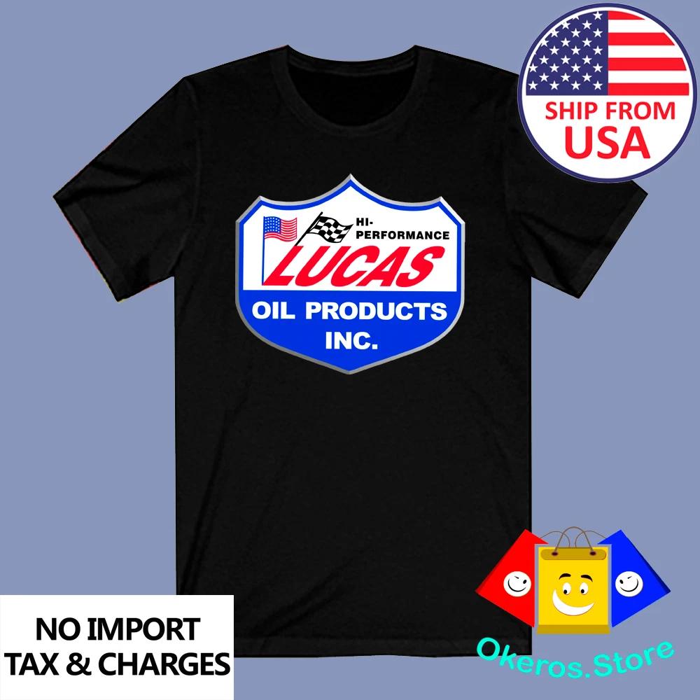 Lucas Oil Racing Men s Black Size S to 3XL S