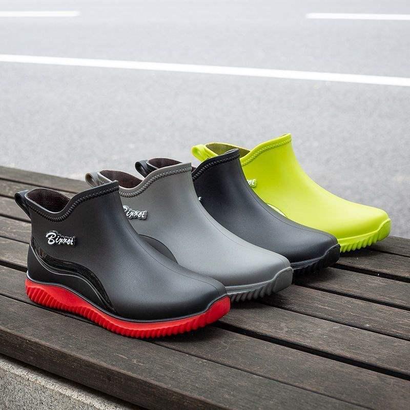 Unisex Waterproof Fleece-Lined Rain Boots – Super Soft, Non-Slip, Wear-Resistant Rubber Shoes for Adults