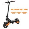 HEADEER H67 Pro Scooter Elétrico Dobrável Todo o Terreno Adultos Motor 800W Bateria 48V25AH Pneus de 11 Polegadas Scooter Elétrico de Serviço Pesado Off Road Passeio Diário