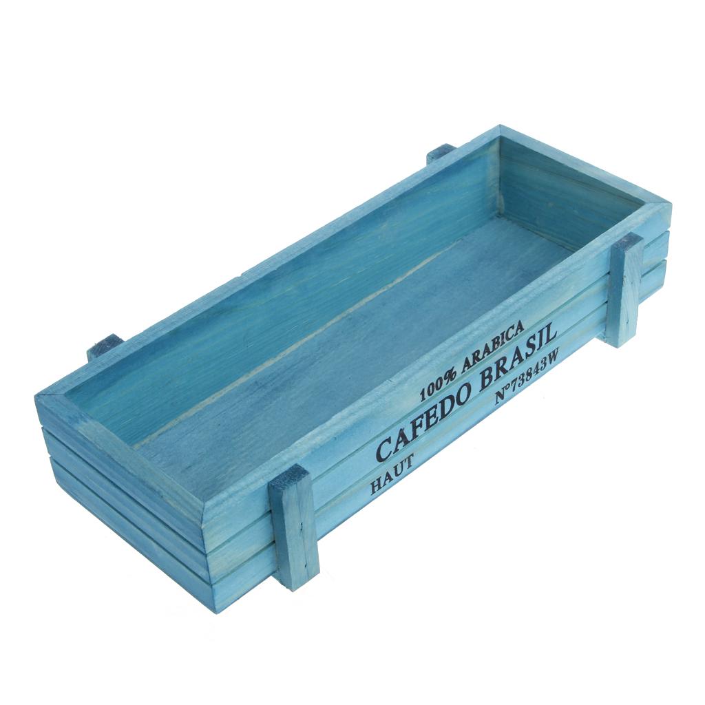 Vasi da giardino decorativi vintage per piante grasse, scatole di legno, casse, fioriere rettangolari in legno, vasi da fiori, decorazioni per il giardinaggio