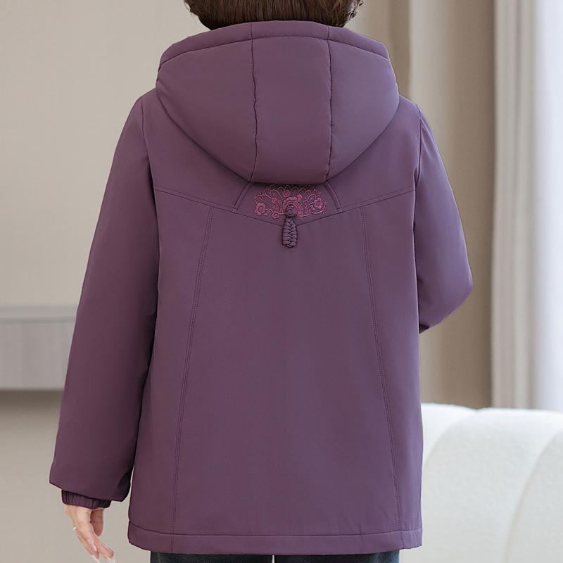 Plus Size XL-6XL Middle Age Women's Down Jackets Winter Parkas Elegant Loose Thick Warm Down Coats Woman Outerwears