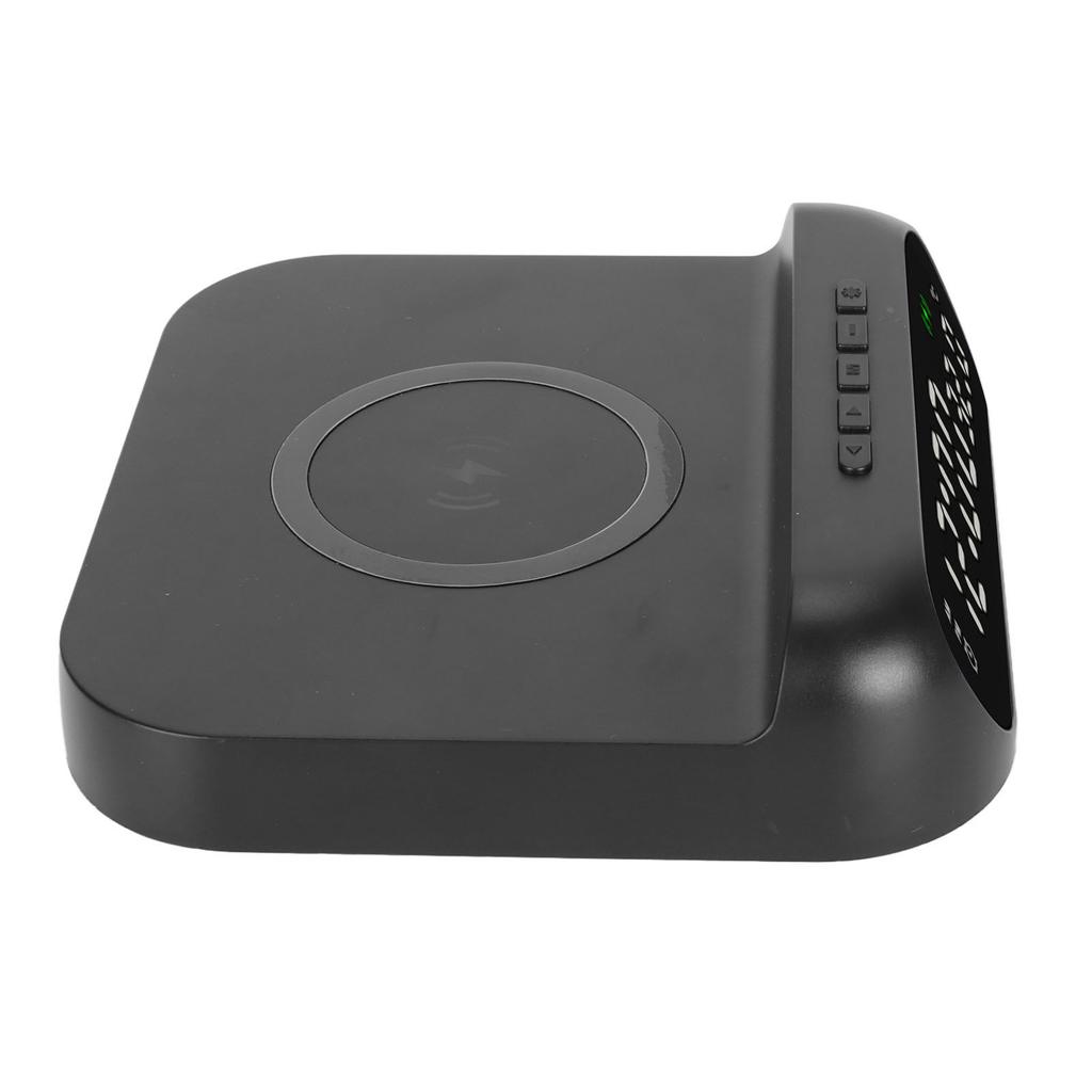 Wireless   Alarm Clock Multifunctional Temperature Display LED 10W Gradual Increase in Alarm Volume Digtial Alarm Clock Charging Station