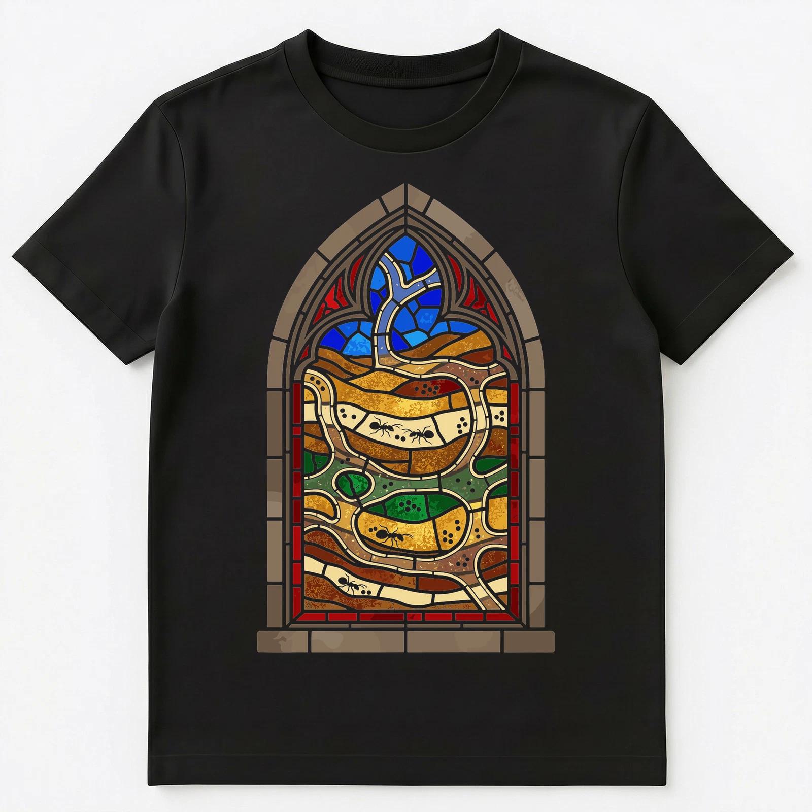 Ant Keeper Stained Glass Ant Farm Unisex T-Shirt M
