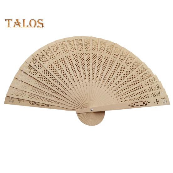 

Деревянный складной веер в китайском стиле с полыми ребрами, портативный летний ручной веер, украшение для танцевального представления, реквизит для костюмов для вечеринок, аксессуары F