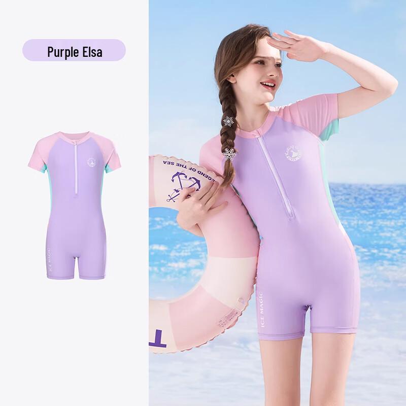 Disney Girls  One-Piece Training Swimsuit 150 (Height 140-150cm, Weight 65-85 jin)