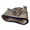 Leon cat scratching post | black 40cm | 78x28x40 cm | MruuPruu