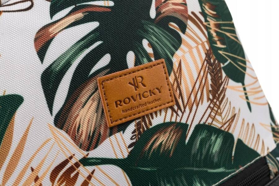 Patterned, urban women's backpack - Rovicky