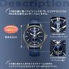 [POLICE][Authentic] Men's Watch STYLESHIFT Blue Dial Leather Strap PEWGB0092602