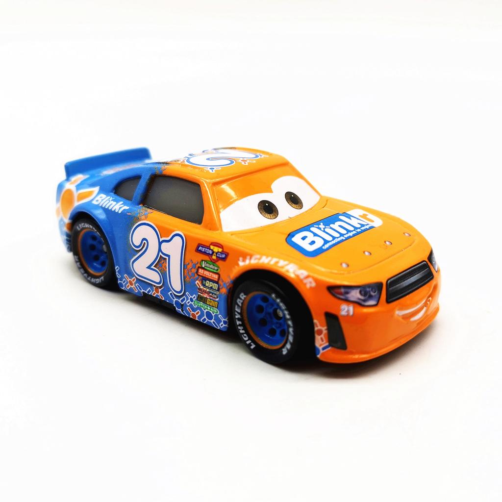 Pixar Cars Nr. 86 Nr. 74 Nr. 58 Nr. 61 Nr. 35 Nr. 90 Nr. 74 Metall-Druckguss-Modellauto Auswurf-Rennserie Set Kinderspielzeug