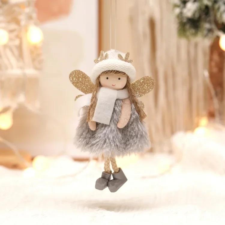 Christmas Tree Decor Xmas Tree Hanging Decoration 2026 New Year Christmas Angel Hanging Ornament Angel Doll Hanging Ornament