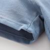 Boys' Cotton Short Sleeve Shirt Color Collared Casual Top for Everyday Outfits