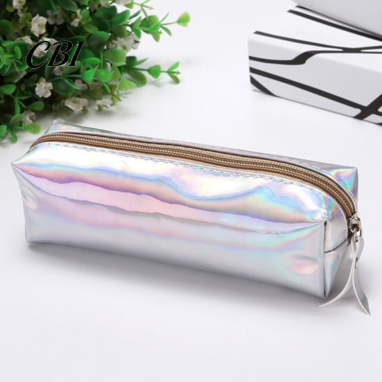 Anti-fouling Pencil Bag Gradient Color Case, Cute Cylindrical Pen Pouch for Case Girls, Waterproof Stationery Students School Supplies