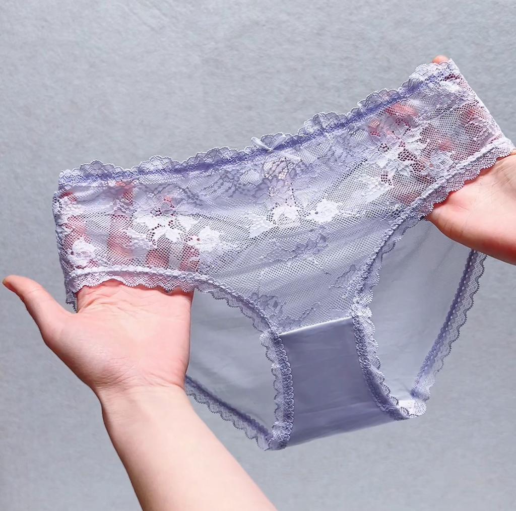 Sexy Lace Underwear for Women High Wasited Panties Breathable Floral Briefs Women's Bikini Underwear Breathable Cheeky Panties