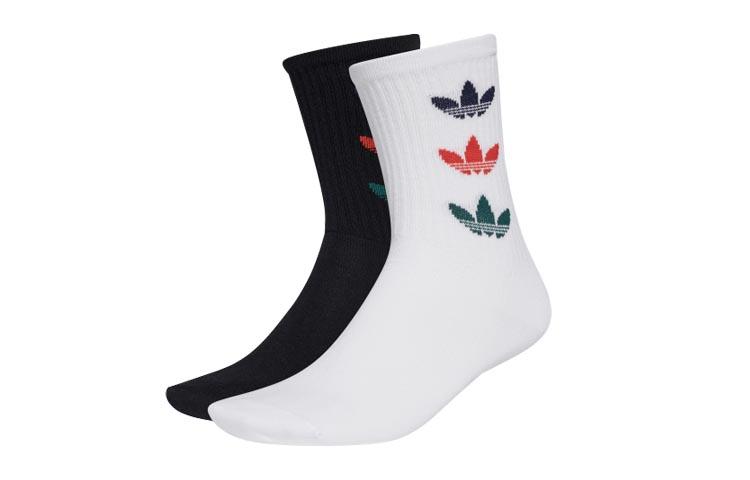 Adidas Originals CRW Crew Socks Unisex 2 Pack GD3560 S
