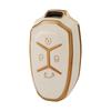 Lynk&Co Key Fob Shell: Gold Edge TPU Case for 01/02/03/05 Models