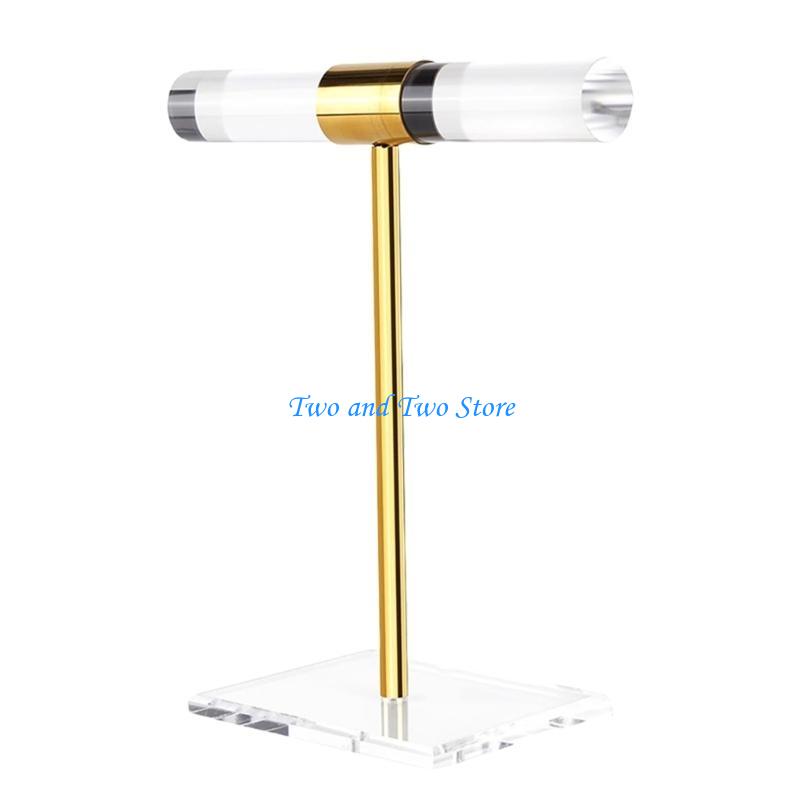 HX6F Bracelet Display Holder Necklace Rack Bracelet Holder Bracelet Display Stand Acrylic Texture Suitable for Enthusiasts