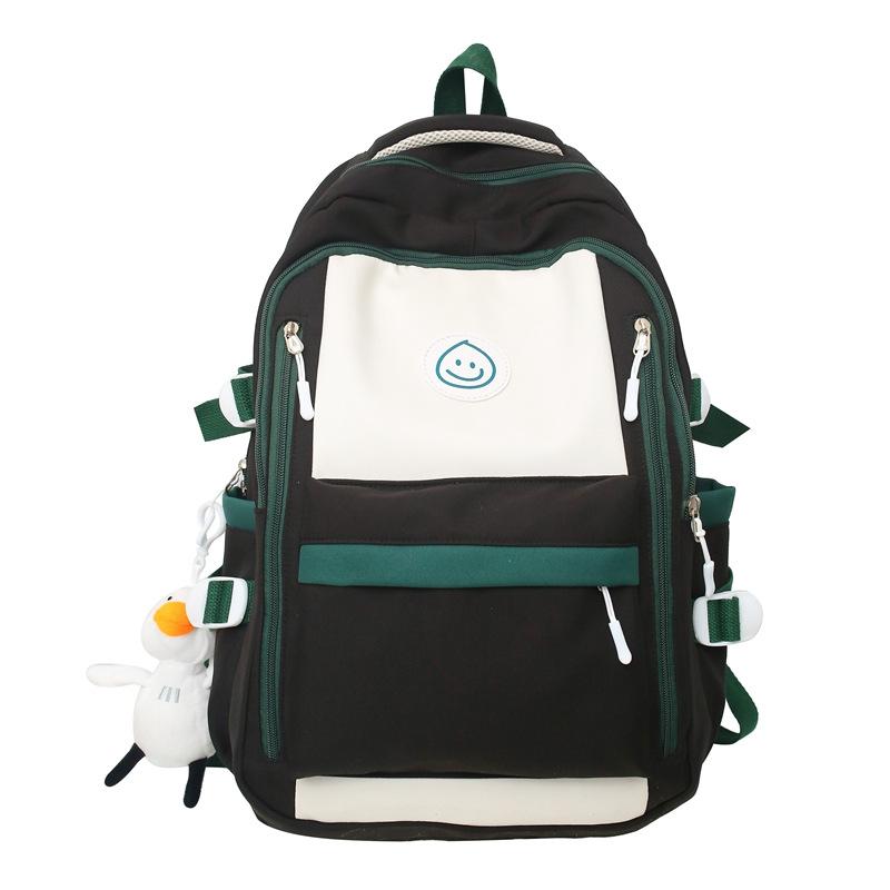 Schoolbag Backpack 1011 New Fashion Student School Bag Japanese Ins Simple Korean Version Junior High School Student College Backpack