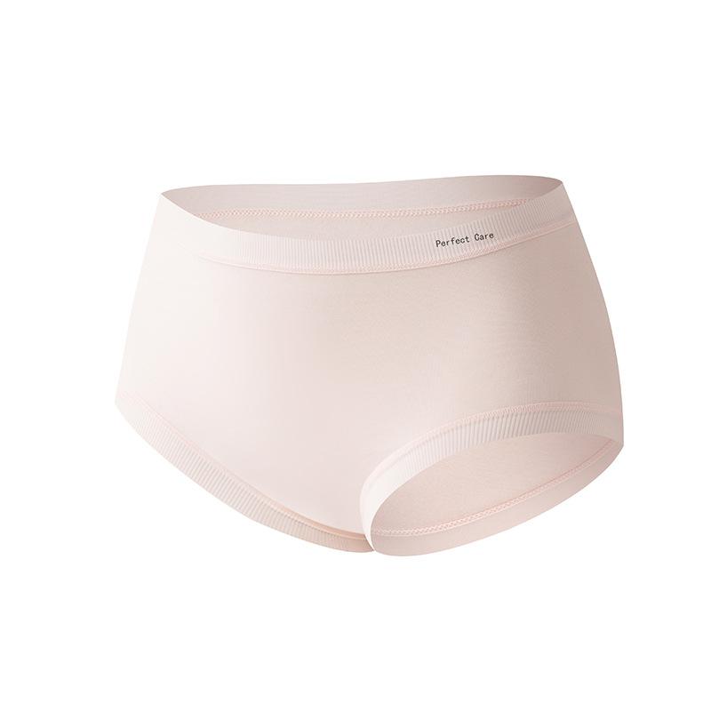 Plus Size Women's Spring and Autumn Cotton Mid Waist Traceless Panties