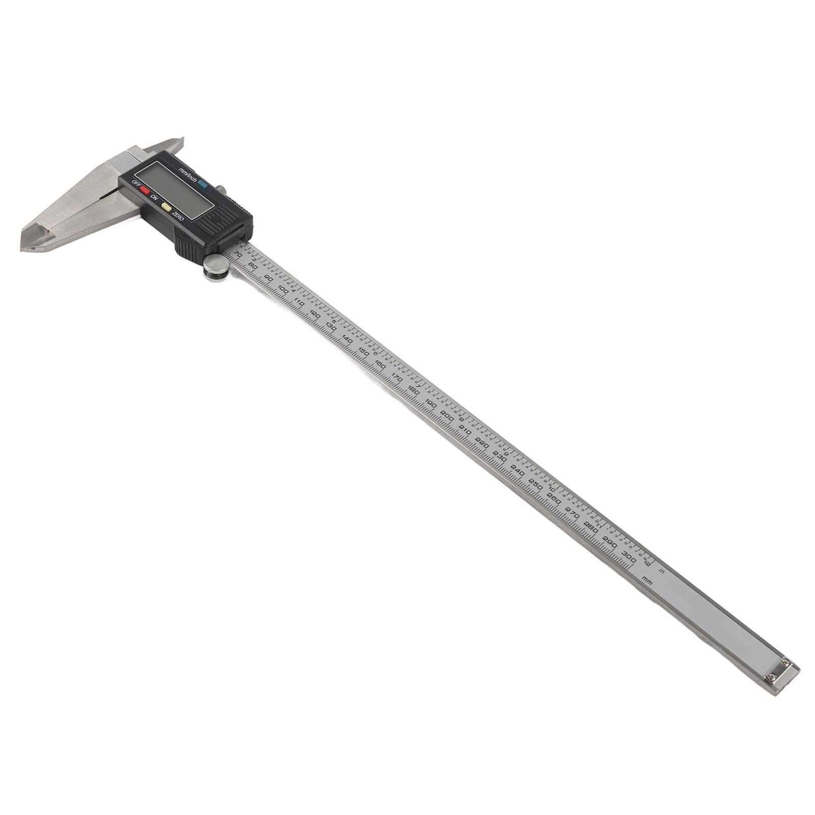 

LCD Digital Caliper 12 Inch 300MM Digital Electronic Vernier Caliper Digital Vernier Caliper 0‑300MM Micrometer Mea срібний
