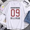 Cartoon Kageyama Tobio Anime Tshirts Unisexs Hip Hop Fashion Funny Tee Shirts Casual Brand Tops Volleyball Club Unisex Tshirt
