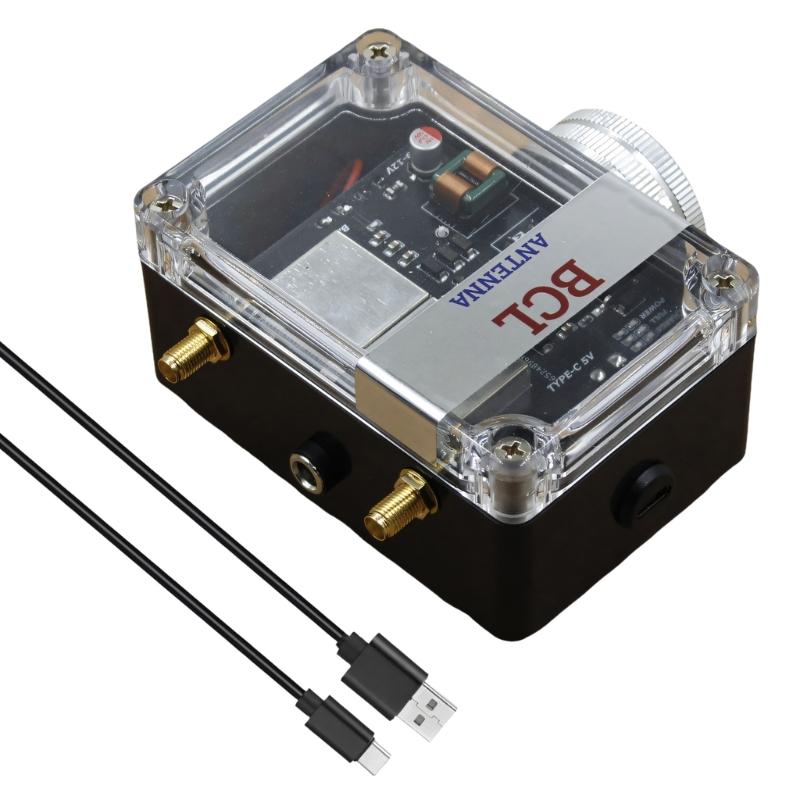 

FM Signals Booster with Adjustable Gains & Low Noise for Enhances Sound Clear In Homes & Professional Broadcast System 1