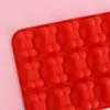 Plateaux à glaçons en forme d'os en silicone Démoulage facile Résistance aux hautes températures Moules de cuisson Patte de chien Rectangle Moule à bonbons DIY Biscuits
