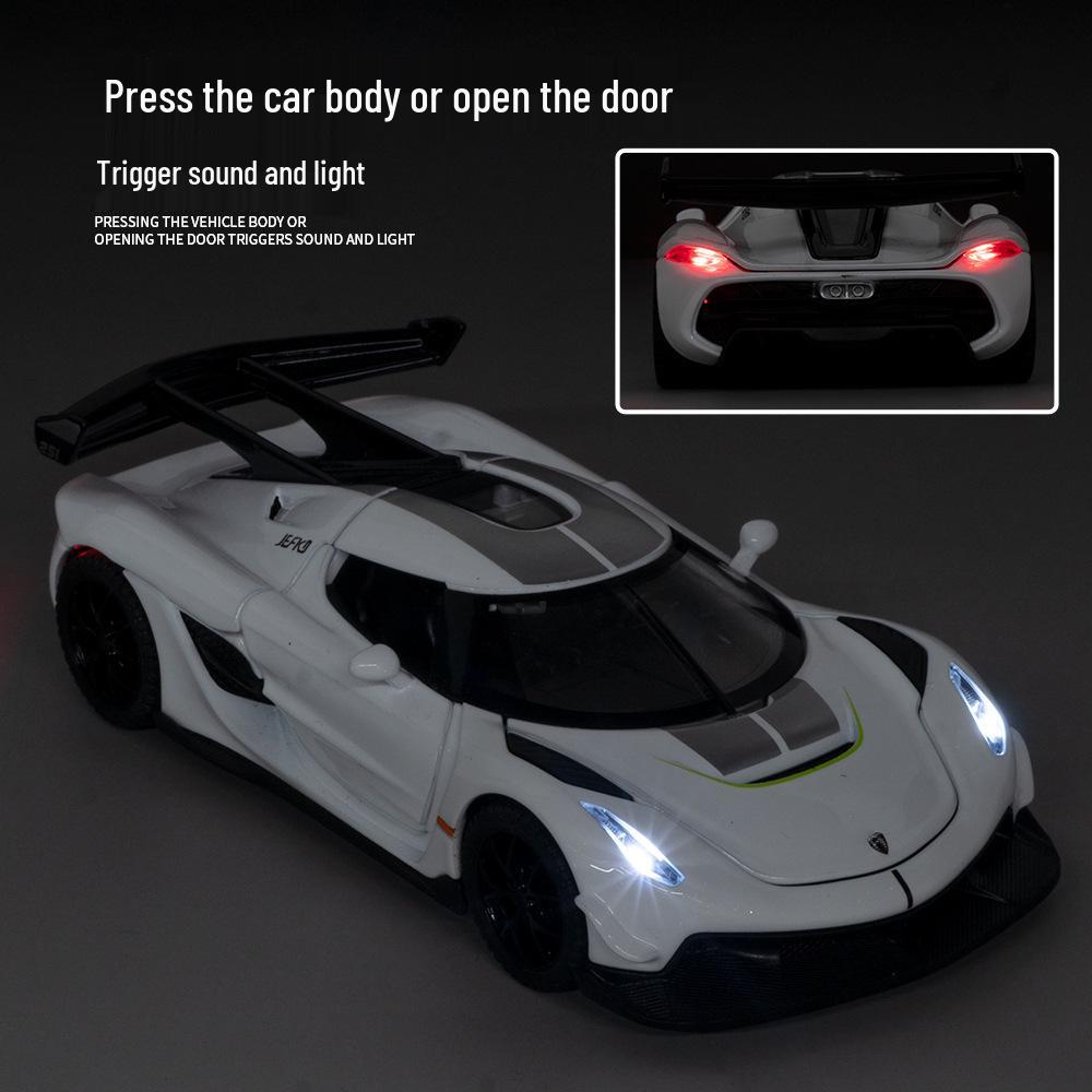 1:32 Jesko Supercar Model with Dihedral Doors - Nordic Sports Car, TikTok Favorite
