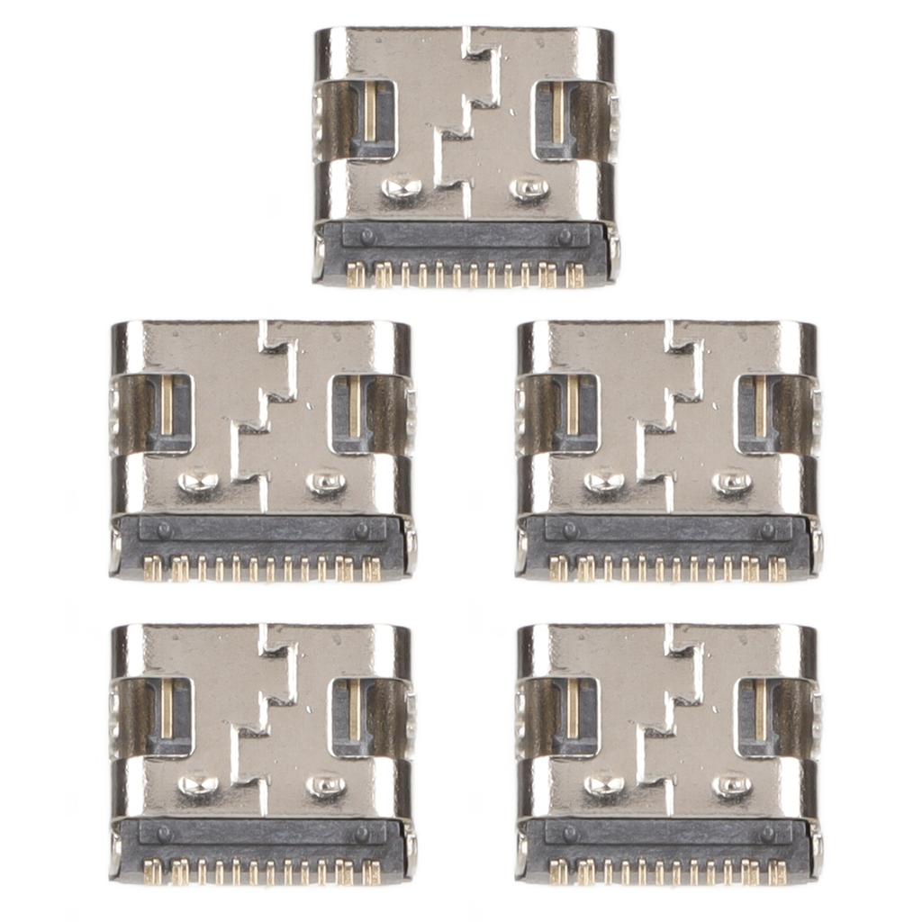 5pcs Game Handle Charging Port Type C Interface Replacement Gamepad Charging Socket for PS5