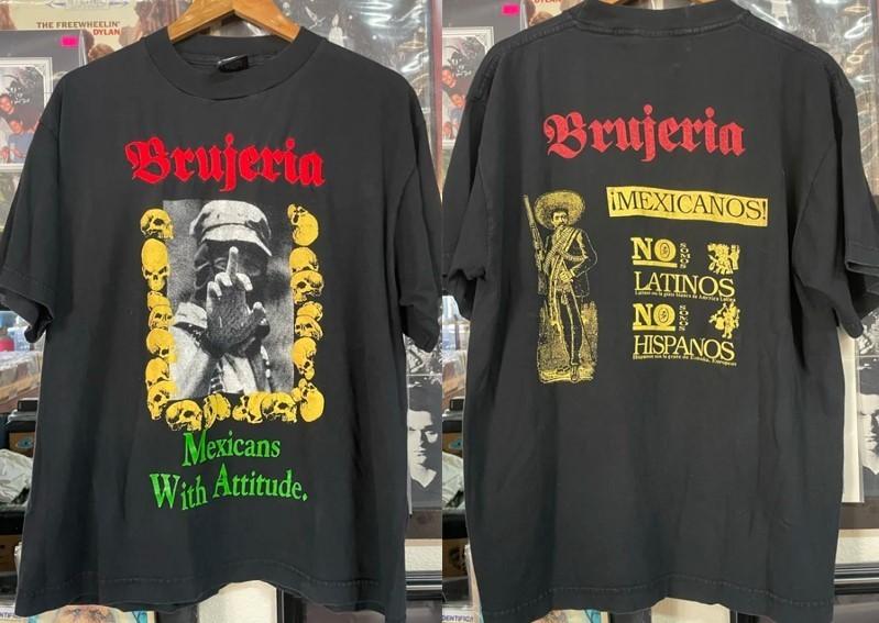 2 sided Brujeria black short sleeve t-shirt QT8134 M