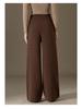 2024 Autumn/Winter Women's 100% Pure Cashmere Wide-Leg Knitted Pants